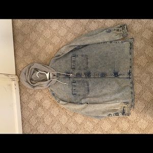 Urban Outfitters Jean Jacket w/ Hood